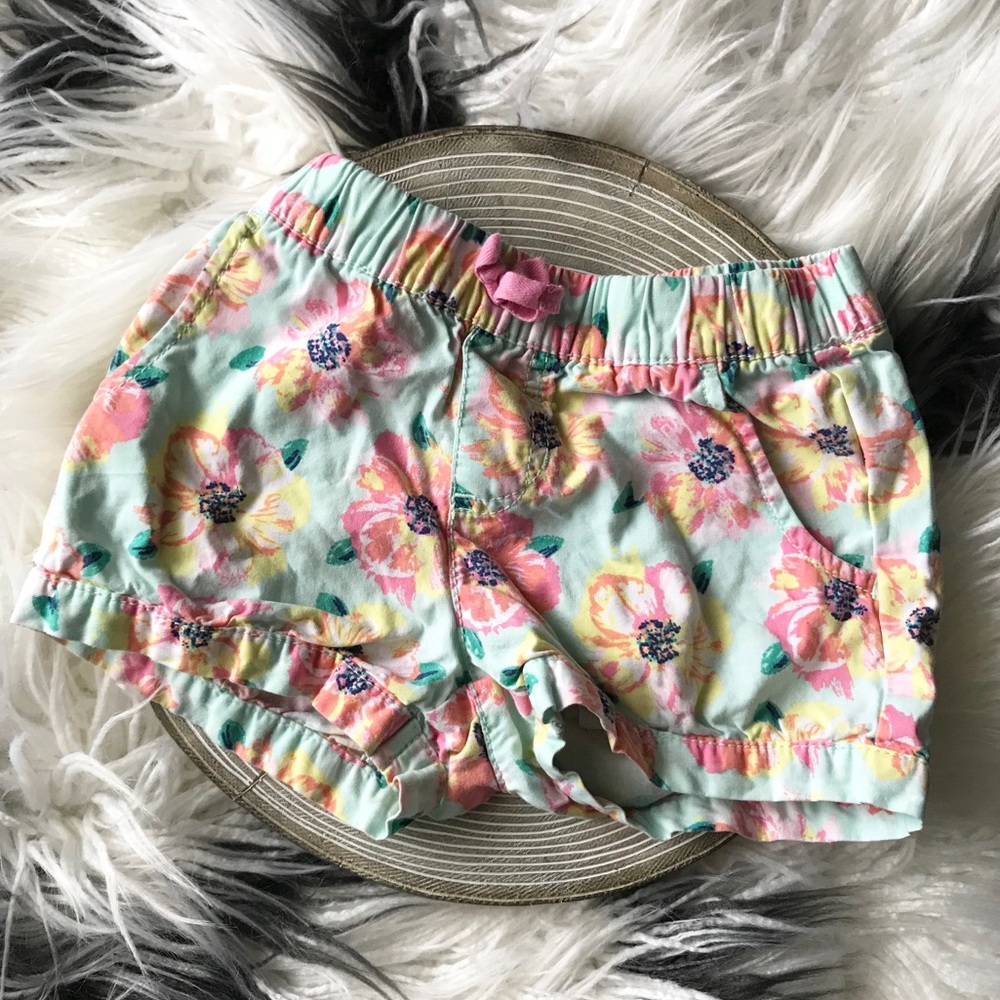 Toddler Girl Cherokee Floral Print Shorts 4T